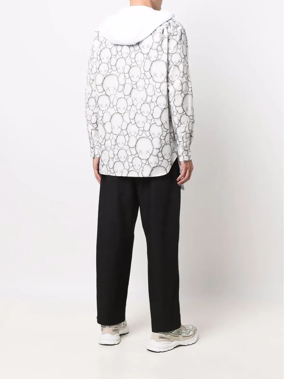 Comme Des Garçons Shirt グラフィックプリントジップアップフーディ - 画像4