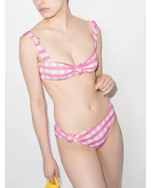 Jacquemus Vichyチェック柄ビキニトップ - サムネイル2