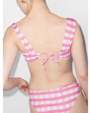 Jacquemus Vichyチェック柄ビキニトップ - サムネイル3