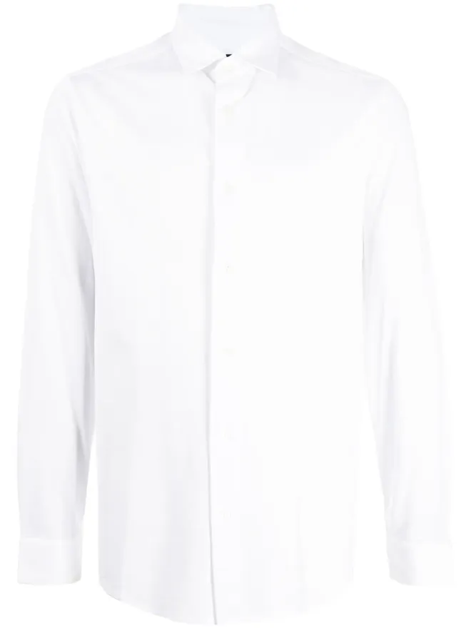 Emporio Armani Emporio Armani ジャージー長袖シャツの商品画像