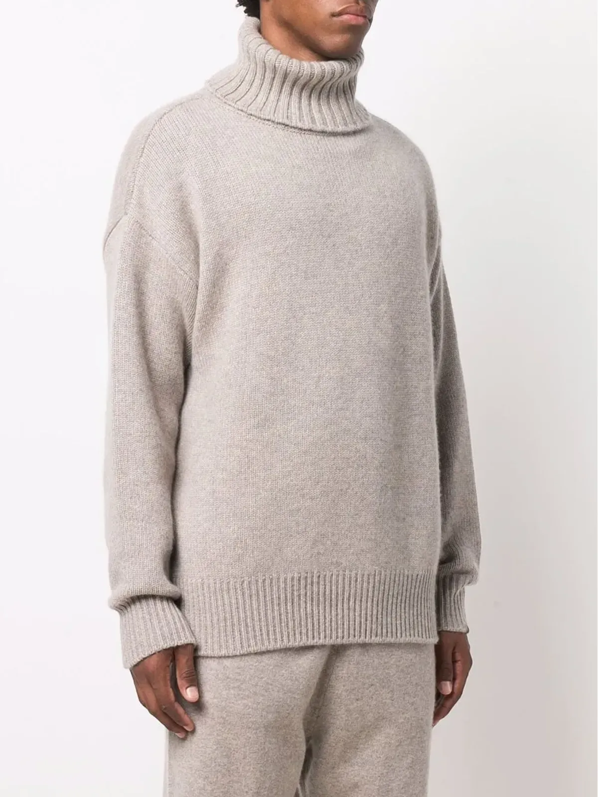 extreme cashmere ロールネックカシミヤセーター - Neutrals - 画像3