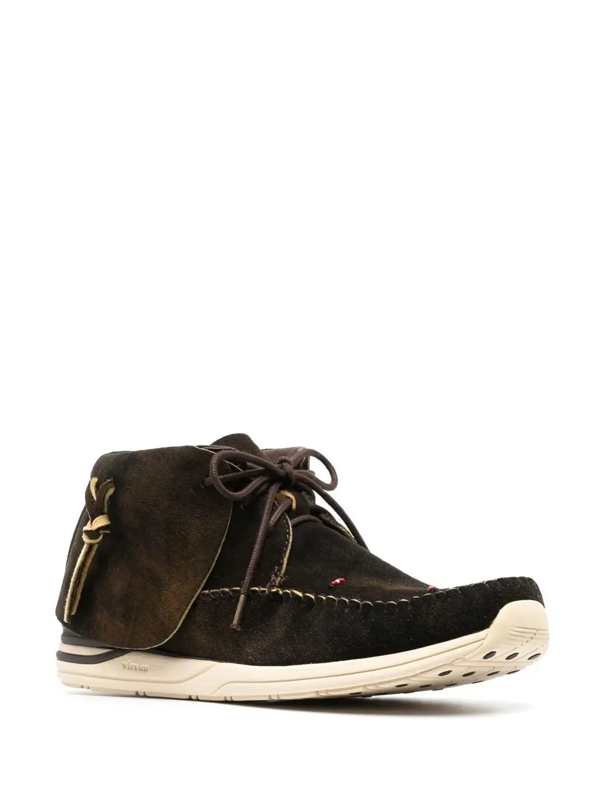 visvim レースアップ・フリンジ付きダービーシューズ - 画像2