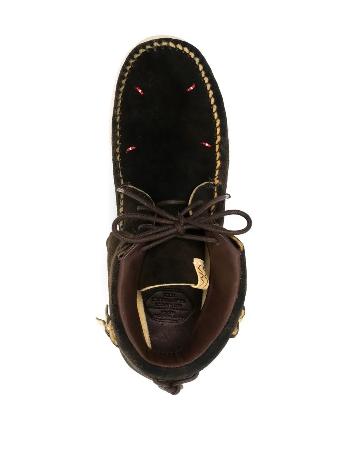 visvim レースアップ・フリンジ付きダービーシューズ - 画像4