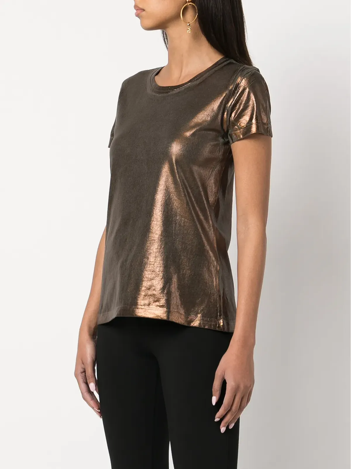 Madison.Maison ラミナ メタリック Tシャツ - 画像3
