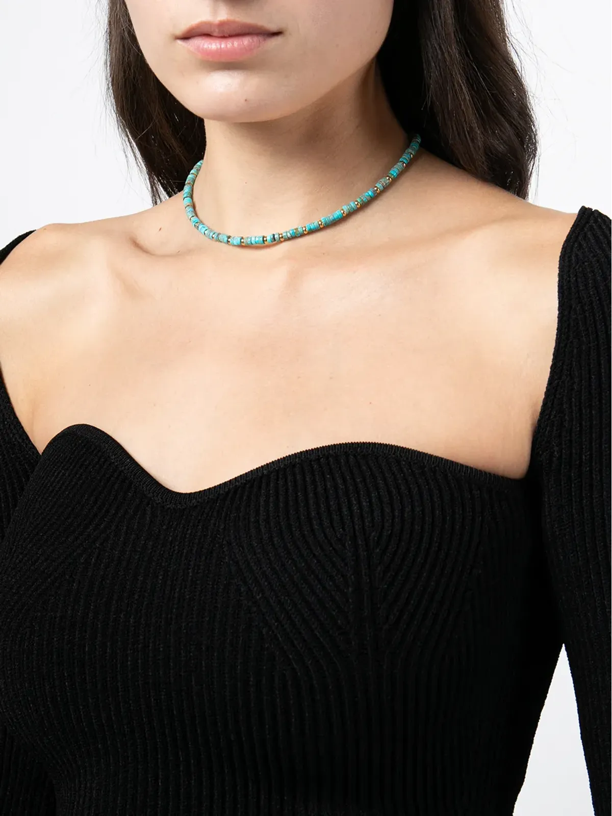 Nialaya Jewelry ビーズネックレス - 画像2