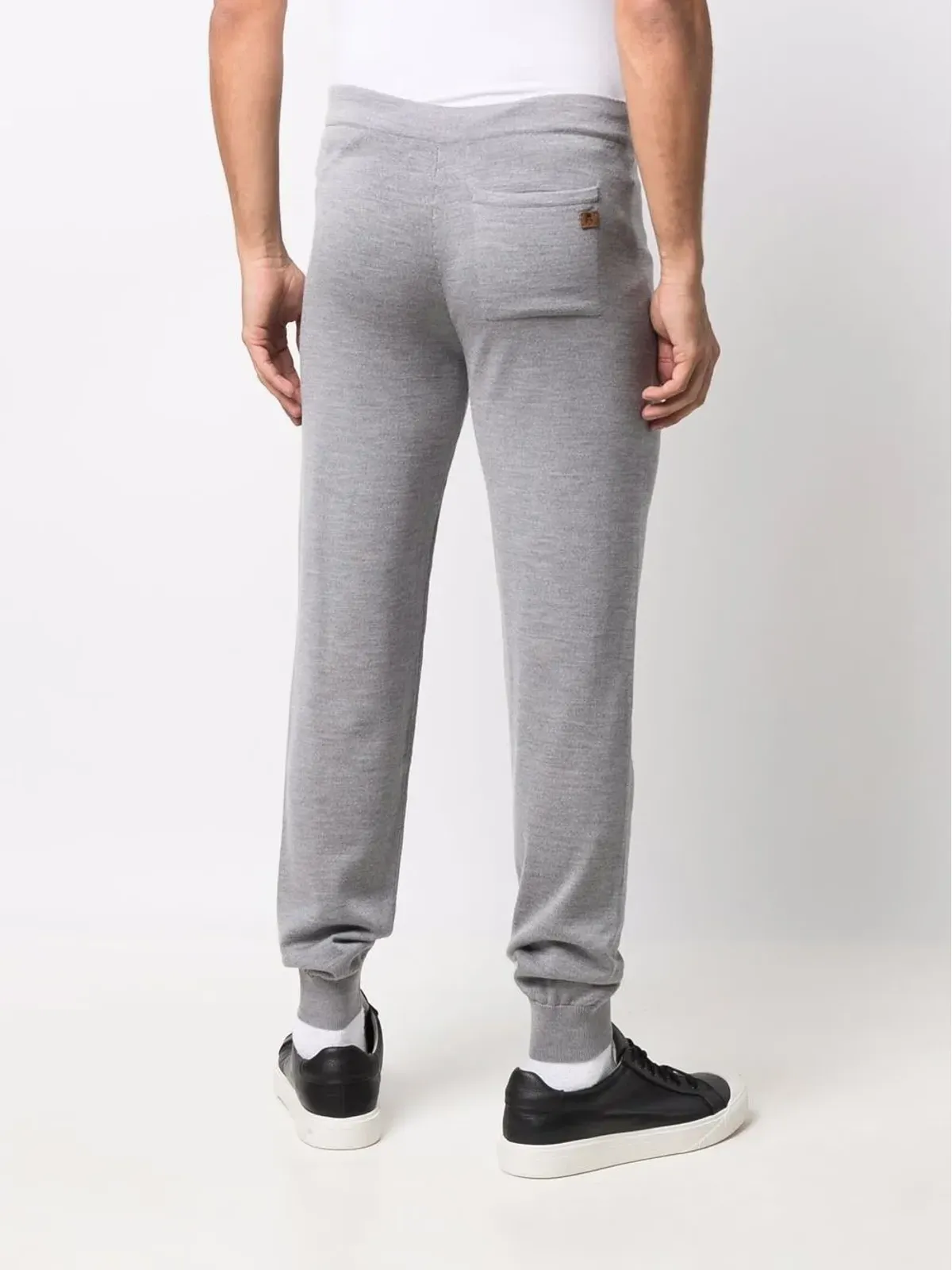 Corneliani ドローコード ヴァージンウール混紡 トラックパンツ - 画像4