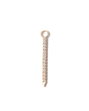 MARIA TASH 18K ローズゴールド エターニティバー ダイヤモンドチャーム - ピンク - サムネイル1