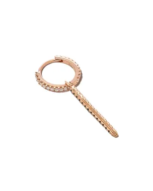 MARIA TASH 18K ローズゴールド エターニティバー ダイヤモンドチャーム - ピンク - サムネイル2