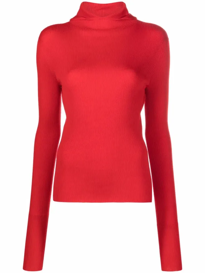 Jil Sander Jil Sander リブ編みフーディの商品画像
