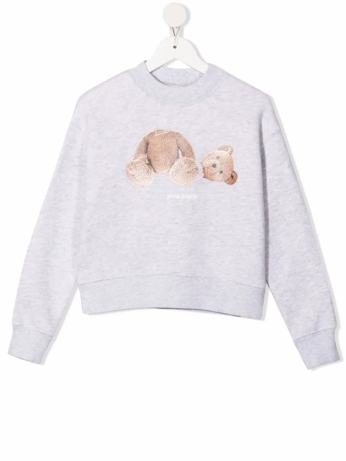 Palm Angels Kids テディベアプリント コットン スウェットシャツ - 画像1