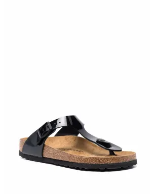 Birkenstock Gizeh patent-leather sandals - Black - サムネイル2
