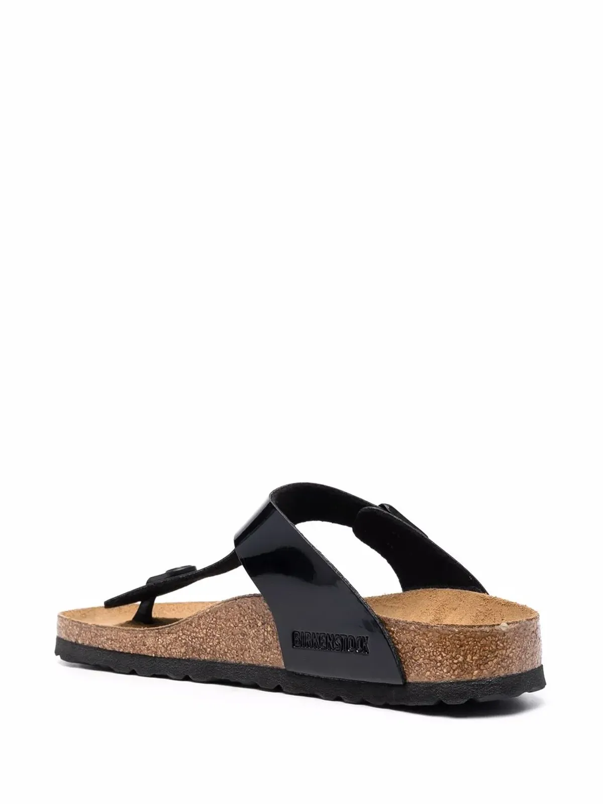 Birkenstock Gizeh patent-leather sandals - Black - 画像3