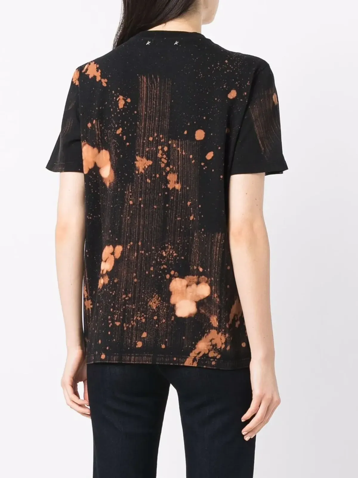 Golden Goose スローガンプリントTシャツ - ブラック - 画像4