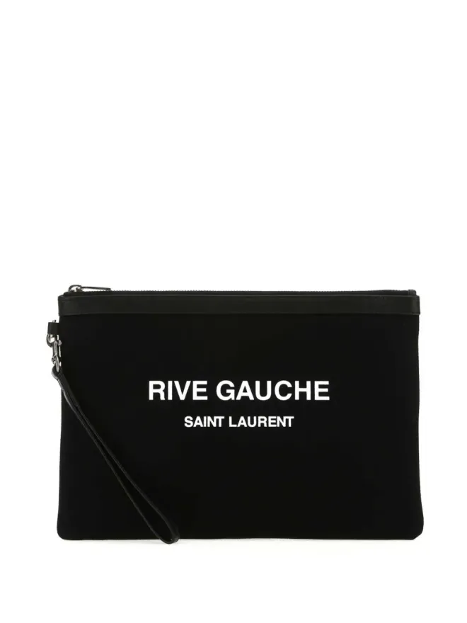 Saint Laurent Saint Laurent リヴ・ゴーシュ ロゴプリント クラッチの商品画像