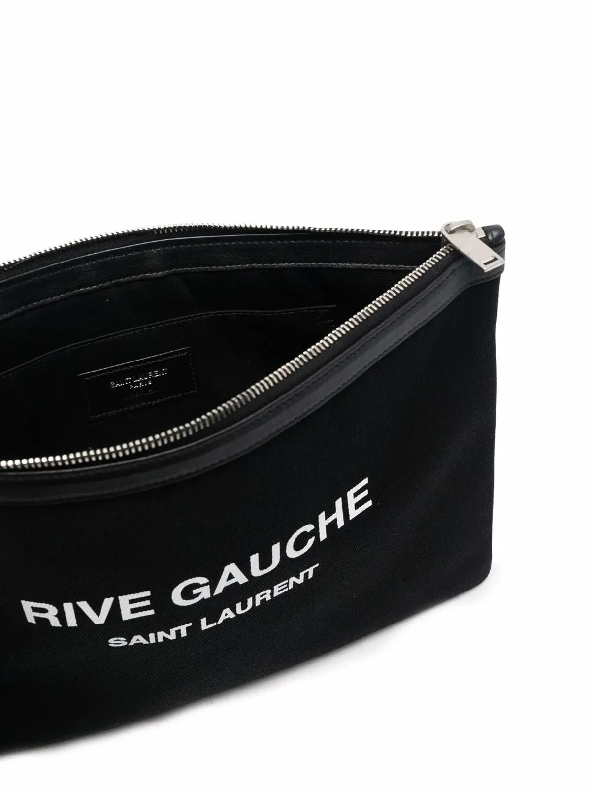 Saint Laurent リヴ・ゴーシュ ロゴプリント クラッチ - 画像5