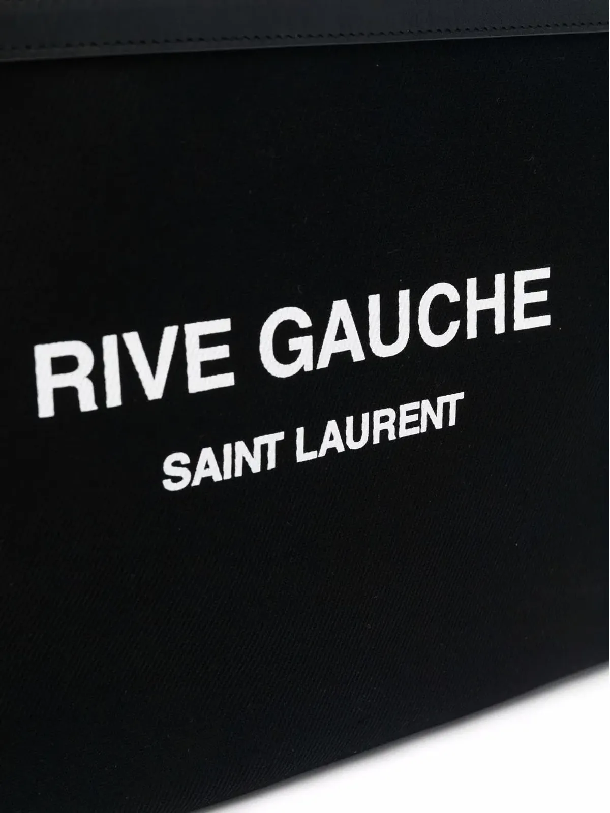 Saint Laurent リヴ・ゴーシュ ロゴプリント クラッチ - 画像4