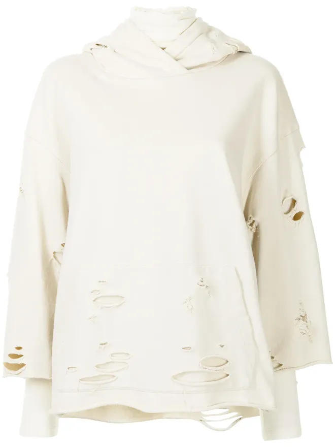 Goen.J Goen.J destroyed layered hoodieの商品画像