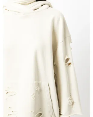 Goen.J destroyed layered hoodie - サムネイル5