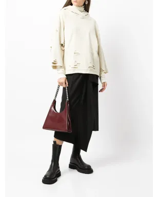 Goen.J destroyed layered hoodie - サムネイル2