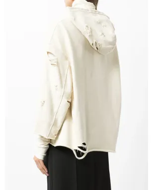 Goen.J destroyed layered hoodie - サムネイル4