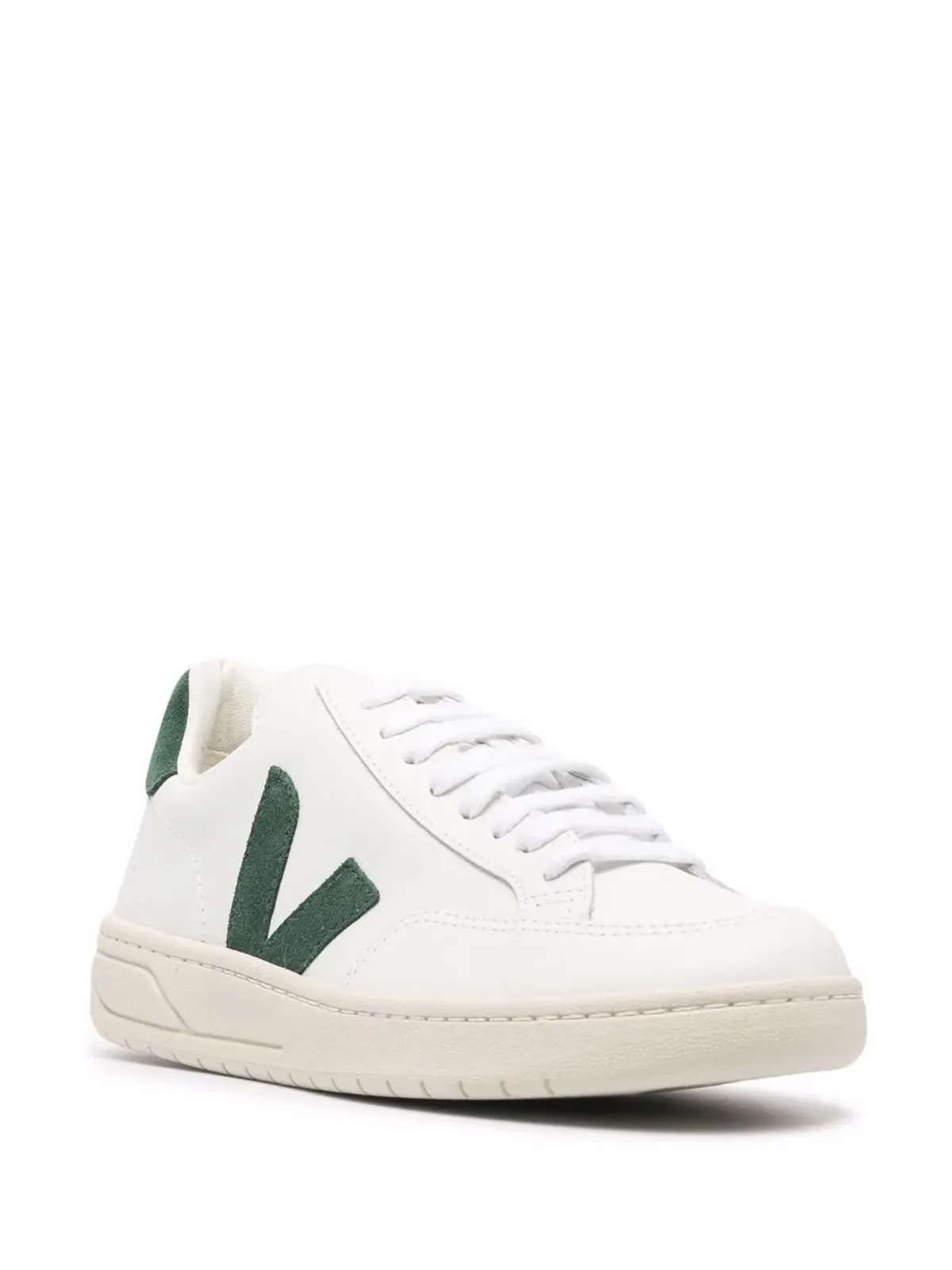 VEJA V-12 レザー スニーカー ホワイト - 画像2