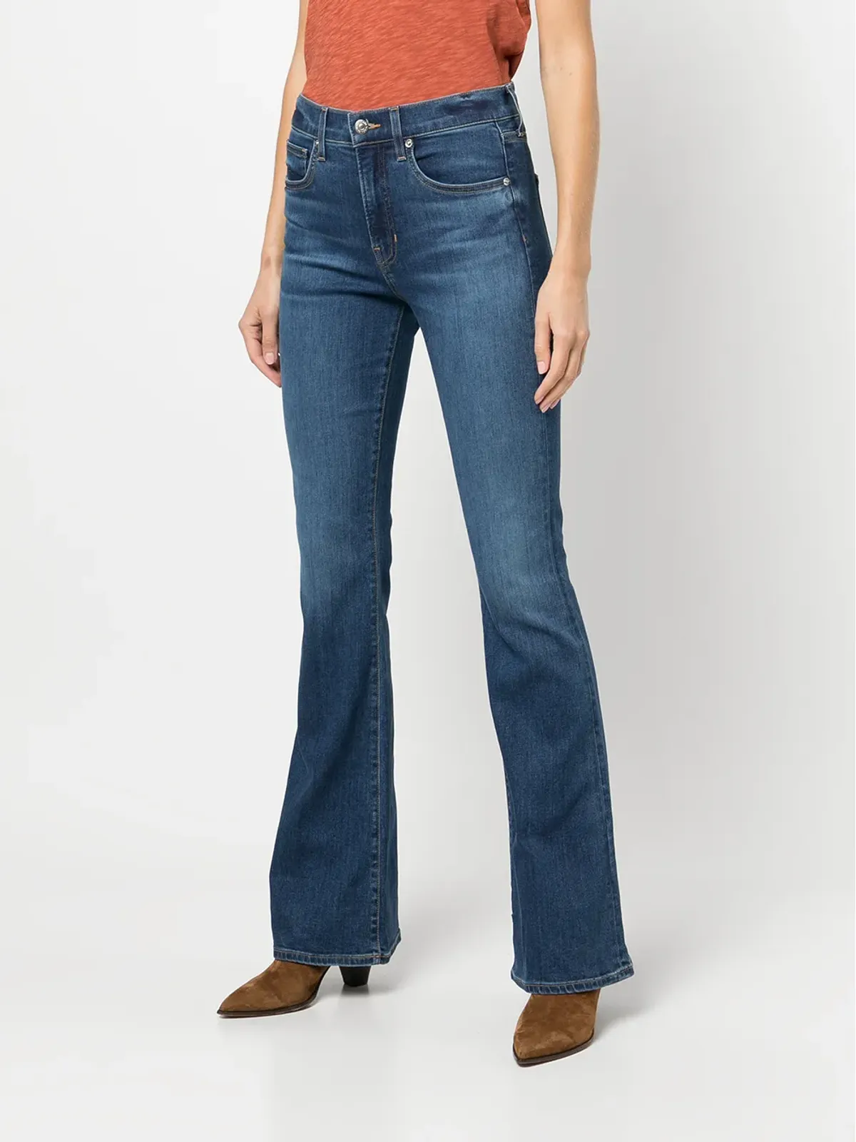 Veronica Beard Beverly high-rise flared jeans - 画像3