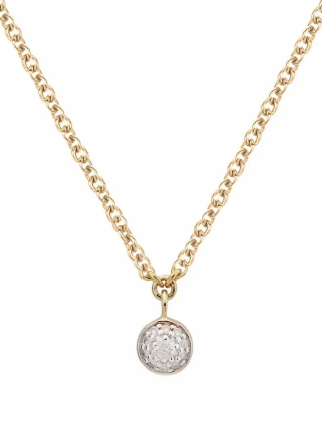 Monica Vinader Monica Vinader Fiji ミニボタン・ドロップ ネックレス - ゴールドの商品画像