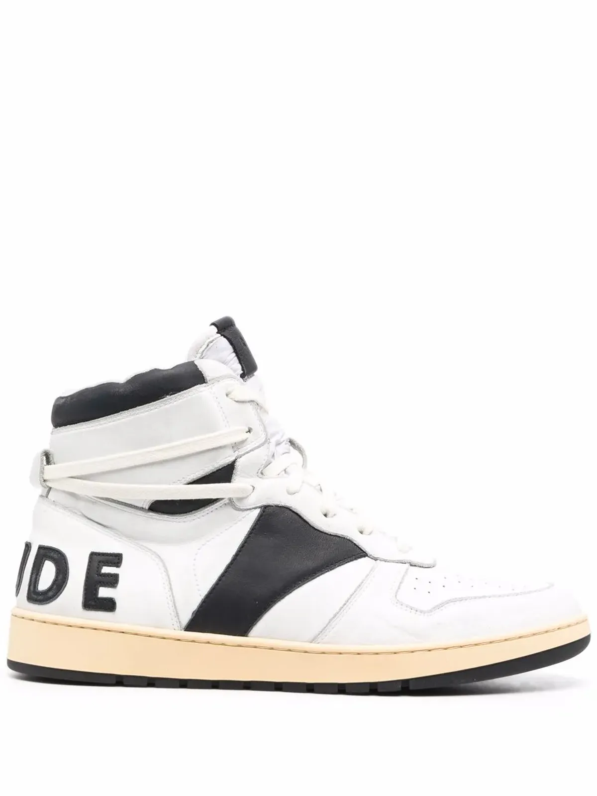 RHUDE ハイトップ ロゴプリント トレーナー - White - 画像1