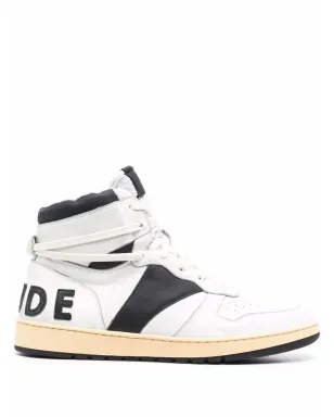 RHUDE ハイトップ ロゴプリント トレーナー - White - サムネイル1