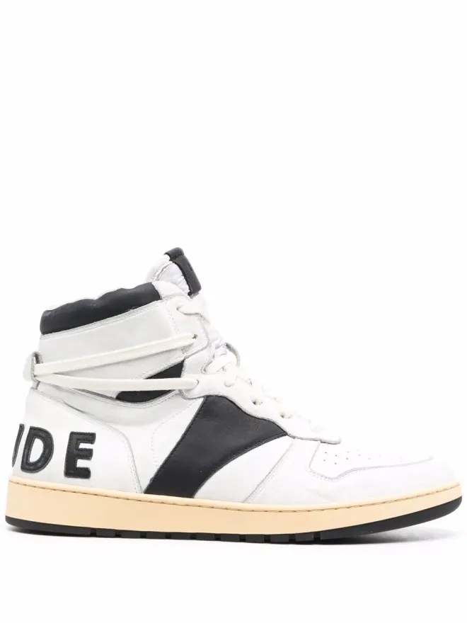 Rhude RHUDE ハイトップ ロゴプリント トレーナー - Whiteの商品画像