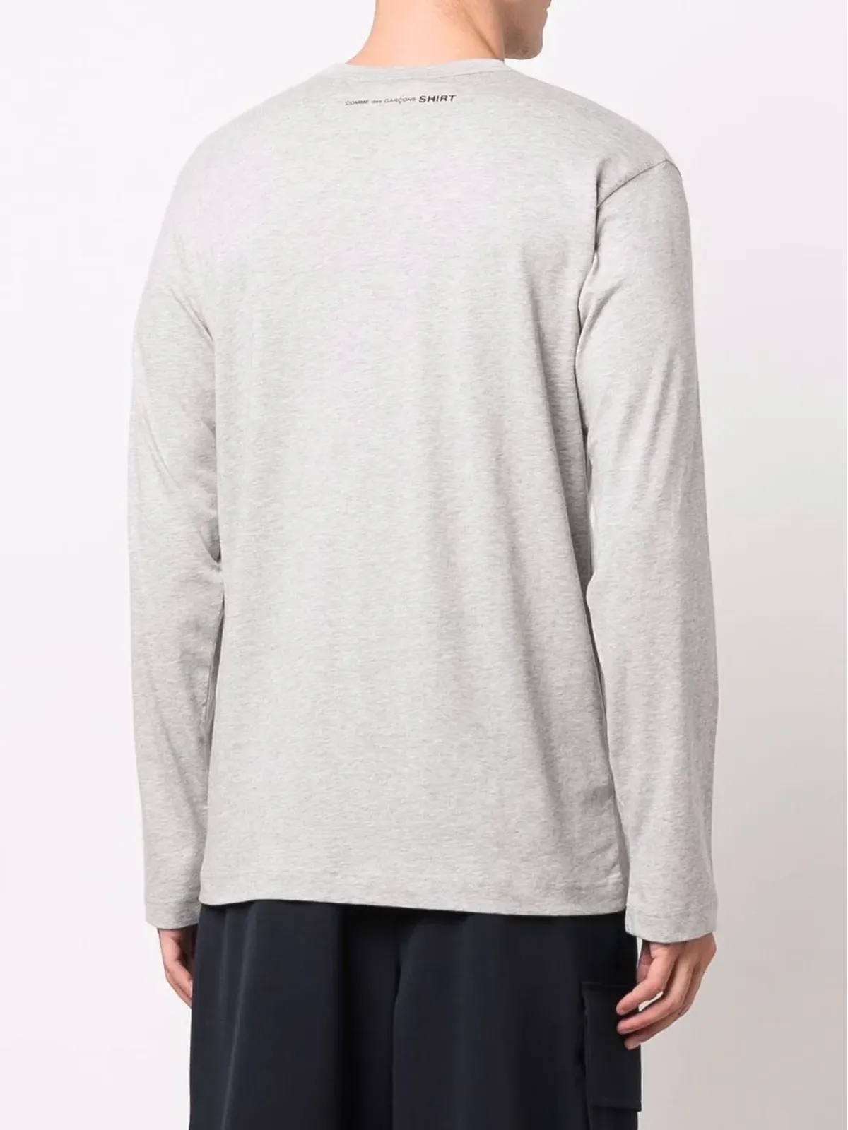Comme Des Garçons Shirt ロゴプリント長袖Tシャツ - 画像4