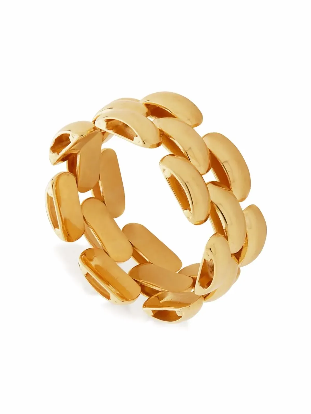 Monica Vinader Heirloom woven chain ring - Gold - 画像2
