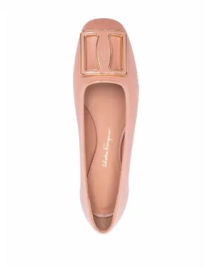 Ferragamo エンボスロゴプレート バレエシューズ - サムネイル4
