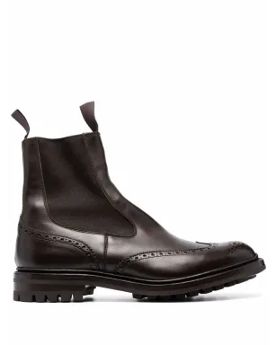 Tricker's ディテールチェルシーブーツ ブラウン - サムネイル1