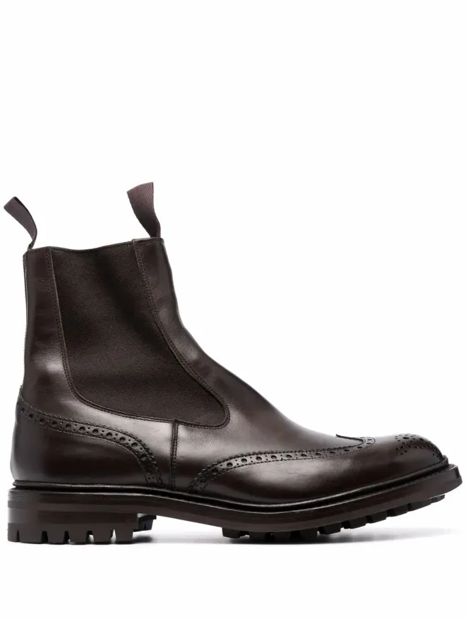 Tricker's Tricker's ディテールチェルシーブーツ ブラウンの商品画像