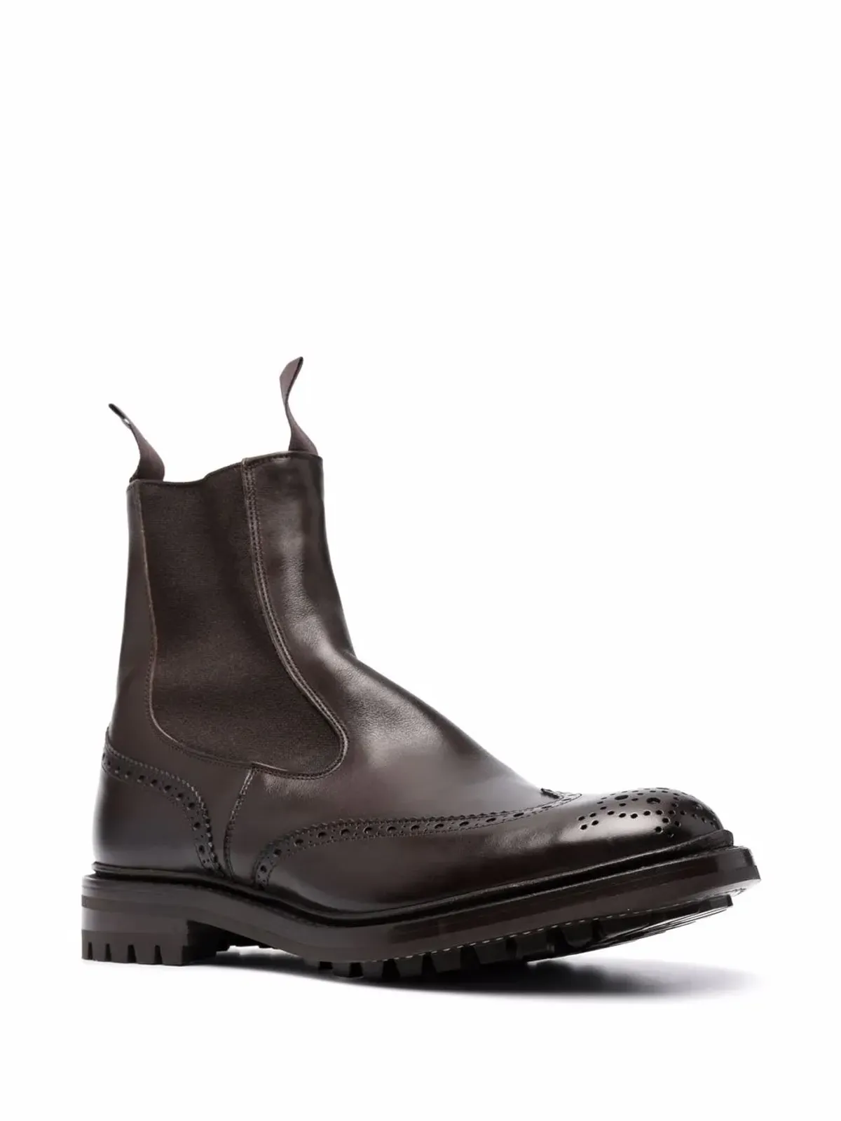 Tricker's ディテールチェルシーブーツ ブラウン - 画像2