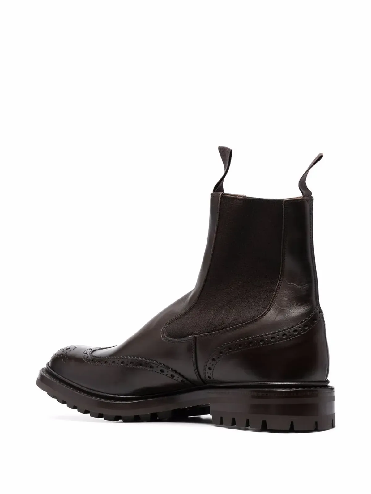 Tricker's ディテールチェルシーブーツ ブラウン - 画像3