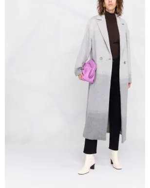 TWINSET グラデーション効果 ノッチドラペル ダブルブレストコート - サムネイル2