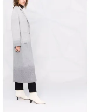 TWINSET グラデーション効果 ノッチドラペル ダブルブレストコート - サムネイル4