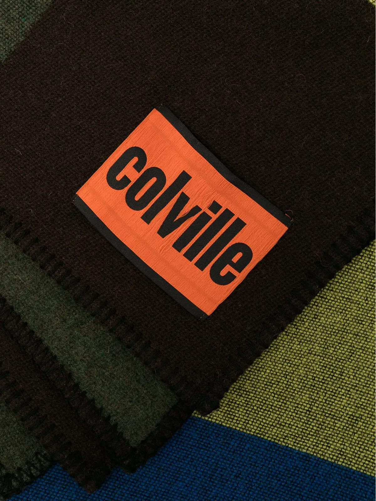 colville 大判カラー・ブロック スカーフ - 画像3