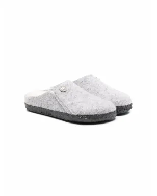 Birkenstock Kids スリップオンシアリングスリッパ グレー - サムネイル1