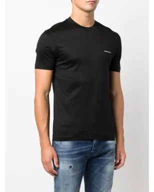 Emporio Armani ロゴプリント クルーネックTシャツ - サムネイル3