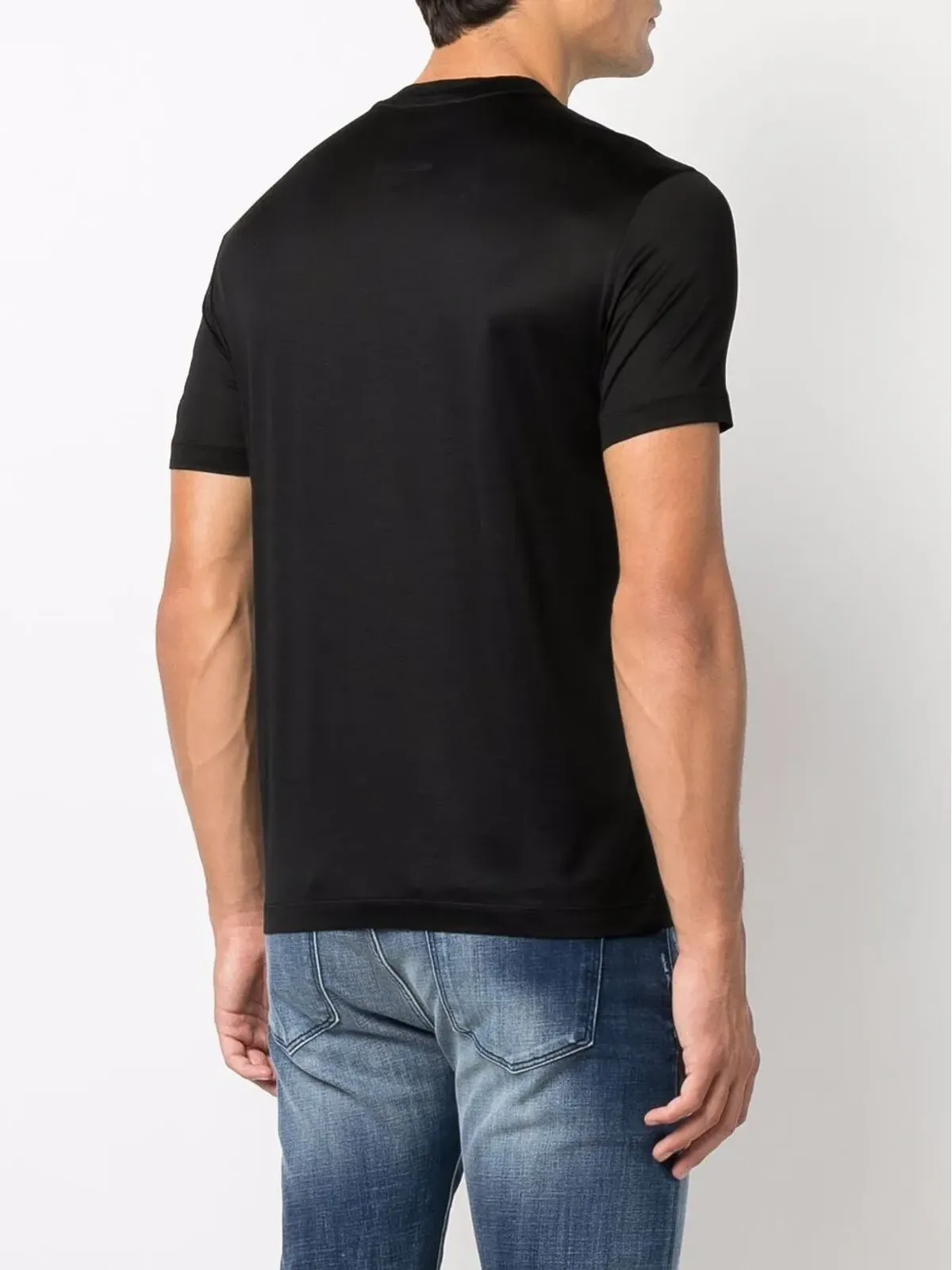 Emporio Armani ロゴプリント クルーネックTシャツ - 画像4