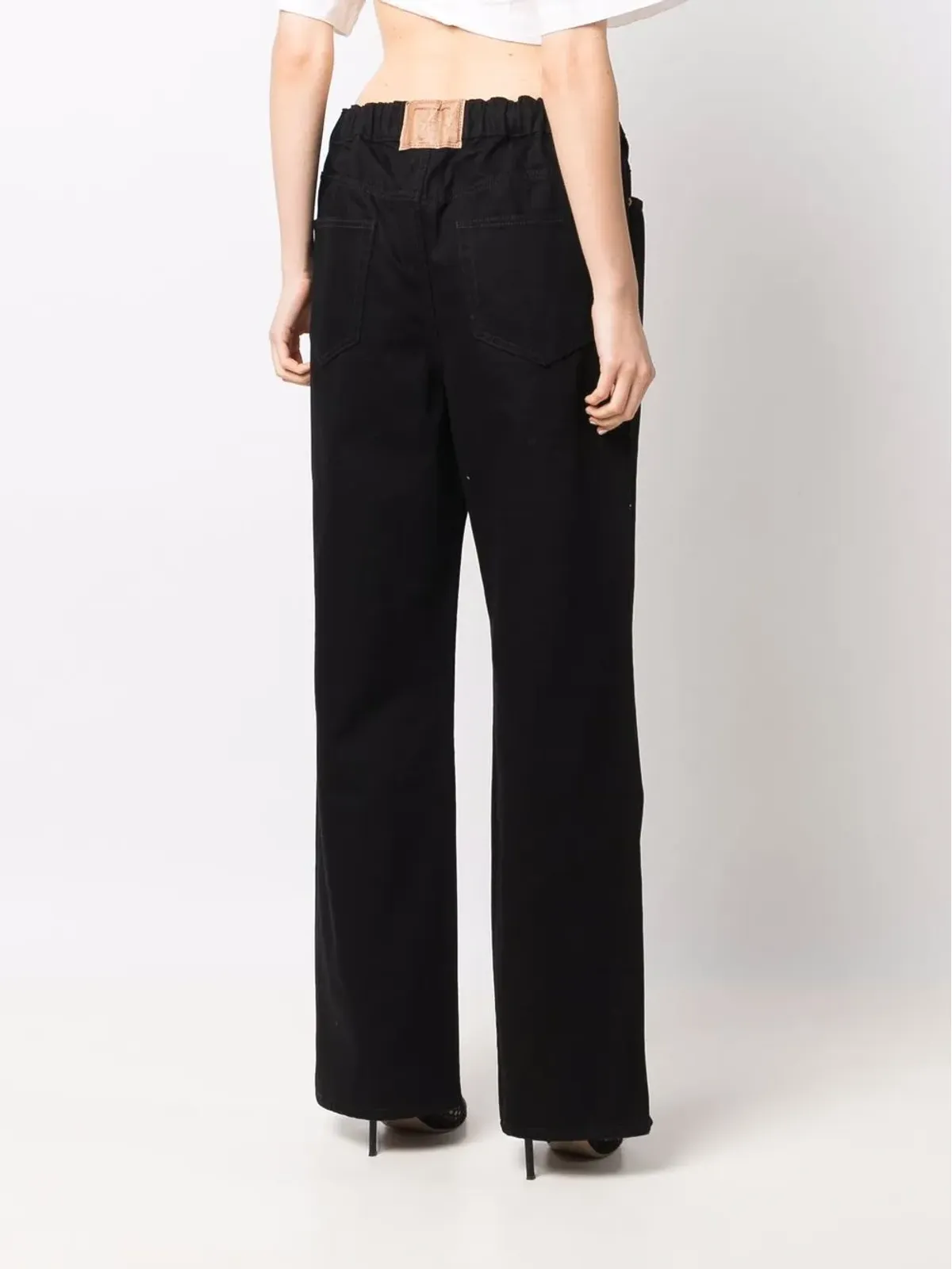 Alexander Wang ルーズフィット ワイドレッグパンツ - 画像4