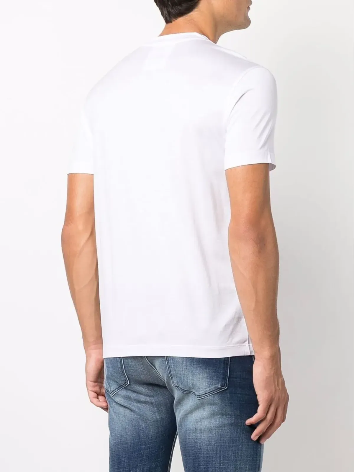 Emporio Armani ロゴプリント クルーネック Tシャツ - 画像4
