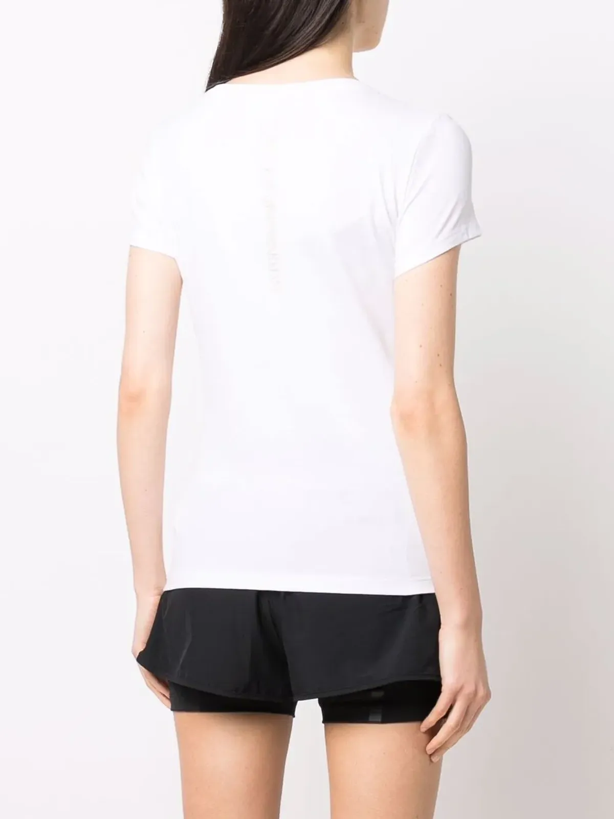 Ea7 Emporio Armani ロゴプリント コットンTシャツ - 画像4