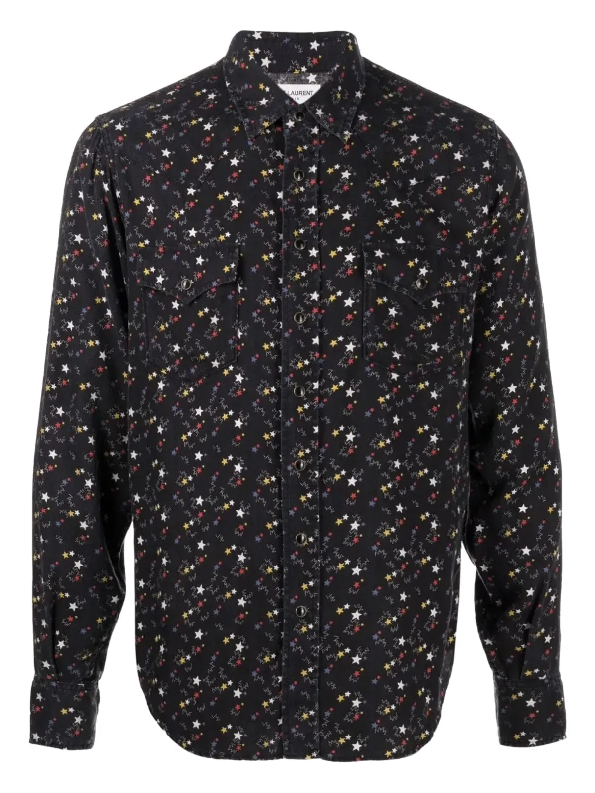 Saint Laurent 星柄プレススタッドシャツ - 画像1