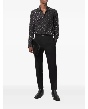 Saint Laurent 星柄プレススタッドシャツ - サムネイル2
