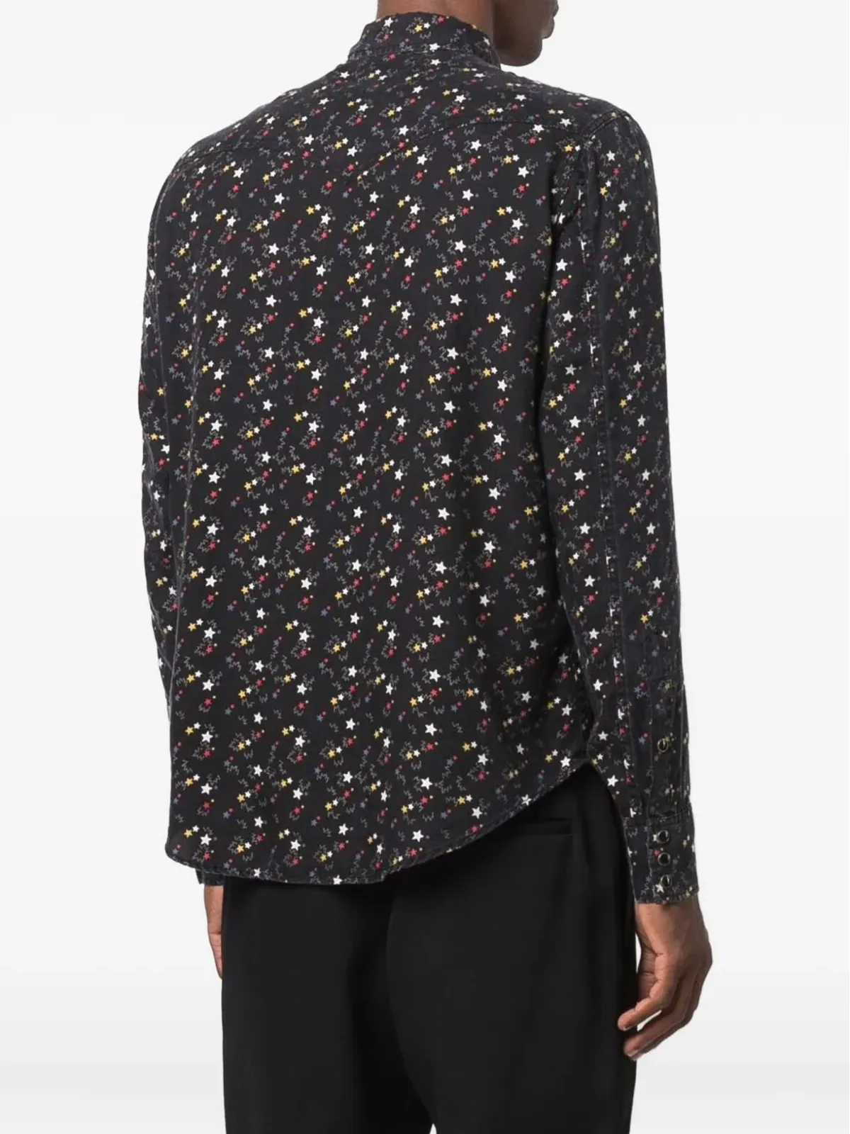 Saint Laurent 星柄プレススタッドシャツ - 画像4
