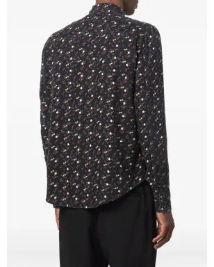 Saint Laurent 星柄プレススタッドシャツ - サムネイル4